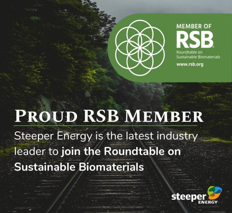 Steeper Energy becomes latest industry leader to join the Roundtable on  Sustainable Biomaterials – RSB