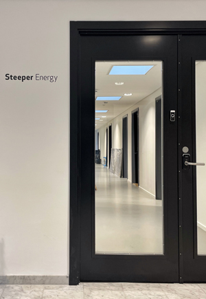 steeper energy office door